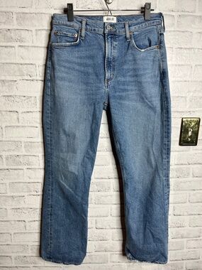 Agolde vintage high rise straight leg jeans